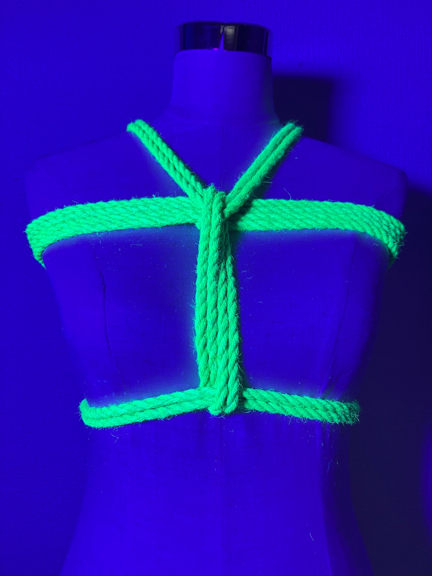 UV Neon Green Jute Rope